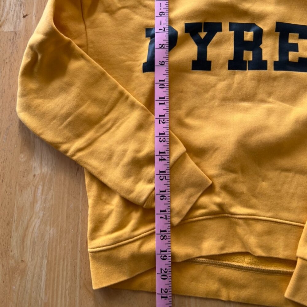 Pyrex Vision Mustard Yellow Graphic Crewneck Sweatshirt - Picture 3 of 4